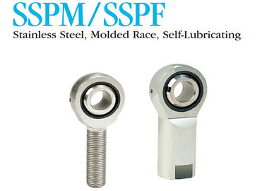 Σφαιρικές φέρουσες άκρες ράβδων ανοξείδωτου, μετρικές άκρες ράβδων ενώσεων σφαιρών SSPM/SSPF