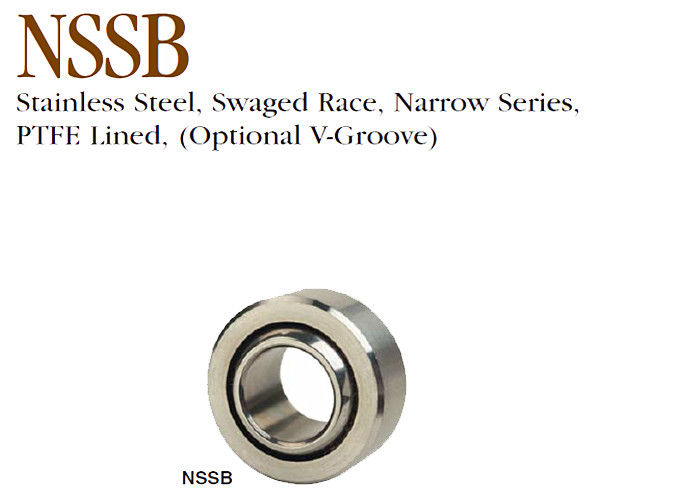 NSSB στενή σειρά ρουλεμάν ανοξείδωτου σφαιρική για το ιατρικό εξοπλισμό