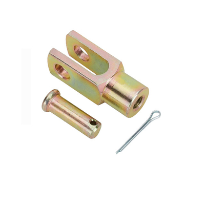 Clevis ανοξείδωτου κυλίνδρων Clevis καρφιτσών περασμένος κλωστή σφήνα καλυμμένος ψευδάργυρος χάλυβας καρφιτσών