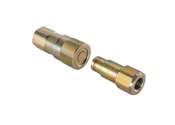 IATF16949 Χάλυβας Flat Face Coupler, 0,25'Flat Face Quick Disconnect