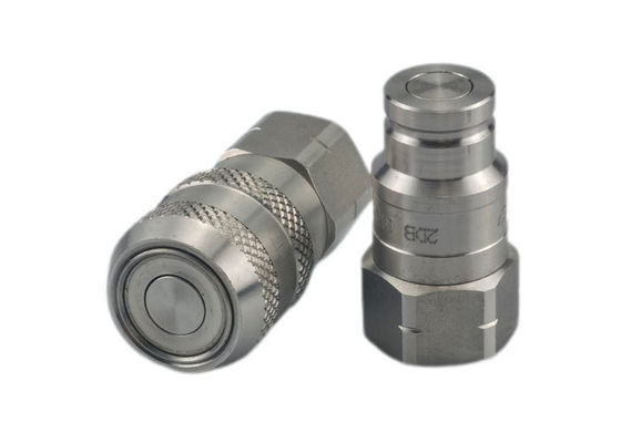 0.5'' ISO16028 NPT Υδραυλικός γρήγορος σύνδεσμος επίπεδης όψης