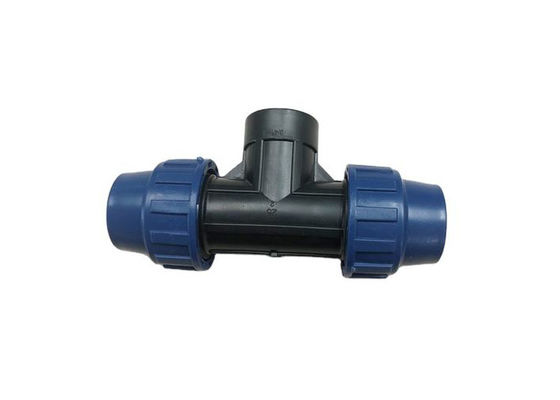 32 mm Γυναικείο νήμα Tee Fast Joint HDPE συσσωρευτικά για την παροχή νερού
