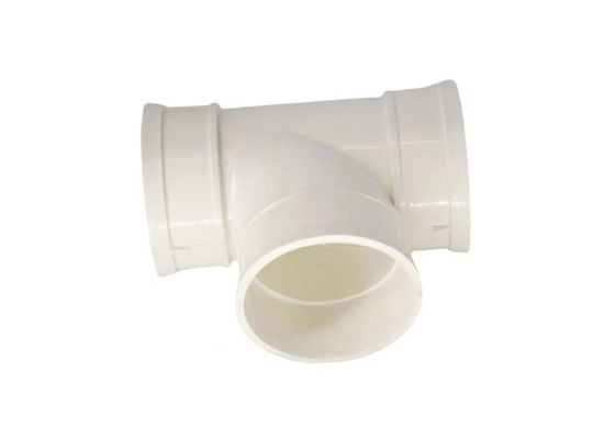40 Εφοδιασμοί σωλήνων υπό πίεση PVC Tee Πολυβινυλοχλωρίδιο για αποχέτευση