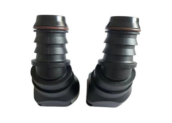 EPDM καύσιμα υγρό πλαστικό γρήγορους συνδέσμους 15.82mm 45 βαθμούς