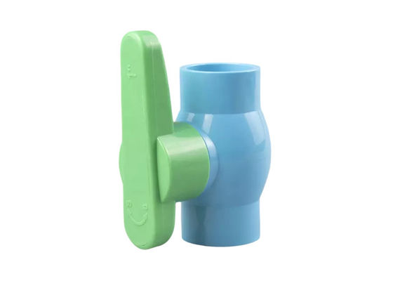 Πλαστική βαλβίδα μπάλας PVC ABS λαβή για έλεγχο νερού