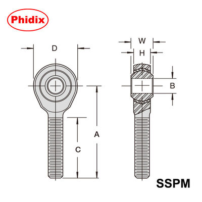 Θαλάσσια άξονα ατσάλινα άκρα