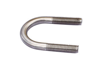 IATF16949 Έγκριση Ατσάλινη ράβδος Τελειώνει U Bolt Clamp Pipe Προσαρμοσμένα μεγέθη