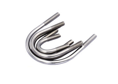 IATF16949 Έγκριση Ατσάλινη ράβδος Τελειώνει U Bolt Clamp Pipe Προσαρμοσμένα μεγέθη